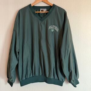 Vintage Players Inc Gear Pullover Green Nylon, Men’s Size XL